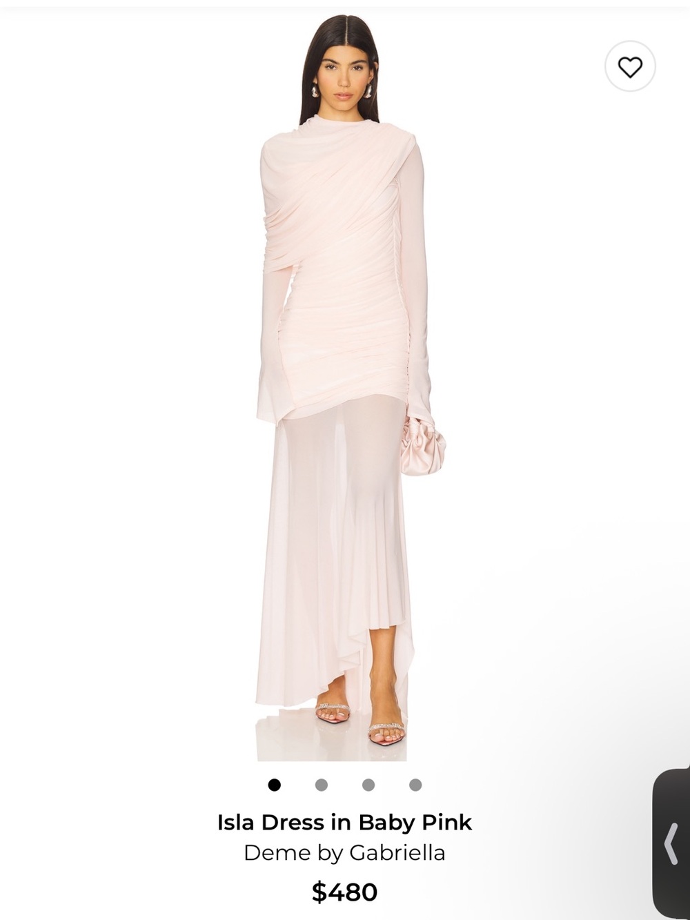 Deme by Gabriella Isla Dress in Baby Pink